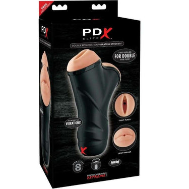 Stroker Doppio Penetrazione Realistico con Vibrazione Potente